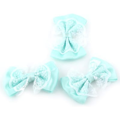 Strikken Appliques Bruiloftsdecoratie Naaien Handwerk Accessoire (Blauw) groen