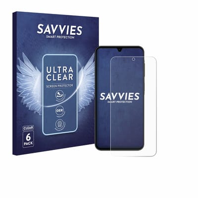 Savvies - Screenprotector voor Samsung Galaxy A26 5G Enterprise Edition - Folie Beschermfolie transparant 6 Stuks