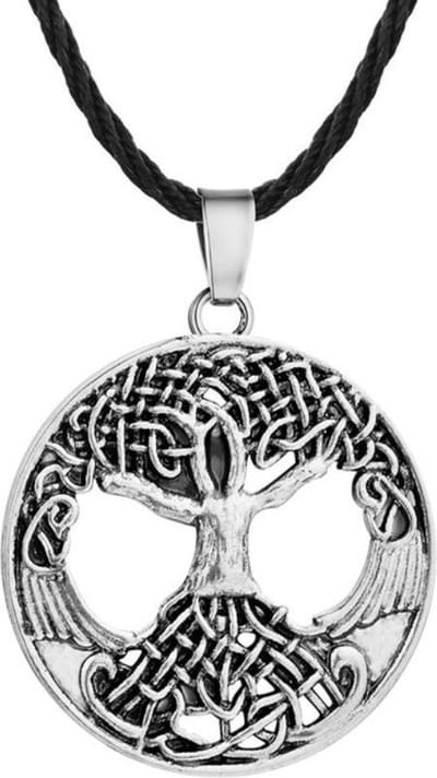 Levensboom - Tree of Life - Yggdrasil - ‎Ketting - Viking - Halloween - Spiritueel - Hanger - Accessoires - Larpcenter.nl - Cadeau - Keltisch- Sieraden