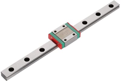 Dailygoods- Lineaire Geleider 12 mm - Miniatuur Glijrail - Lineaire Rail 200 mm - Stalen Blok - Vergrendeld - Hoge Nauwkeurigheid - Geleiderail