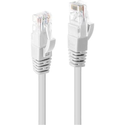 LINDY 48097 RJ45 Netwerkkabel, patchkabel CAT 6 U/UTP 10.00 m Wit Onafgeschermd 1 stuk(s)