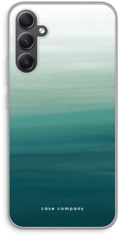 Case Company® - Hoesje geschikt voor Samsung Galaxy A34 hoesje - Ocean - Soft Cover Telefoonhoesje - Bescherming aan alle Kanten en Schermrand