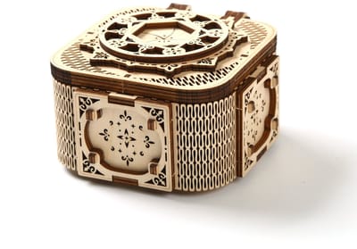 Juwelen muziekdoosje - 3D Puzzel met Handleiding - DIY - Miniatuur Modelbouw Hout Kinderen en Volwassenen - Houten bouwpakket - Assemblr