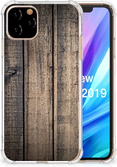 Apple iPhone 11 Pro Stevig Telefoonhoesje Steigerhout