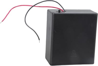LR20 D Batterij Houder - Batterij Case - Apparaten Voeden - Impact Bestendig ABS - 1 Stuk - Zwart