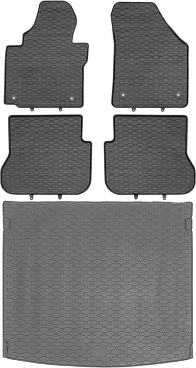 Max-Dywanik Rigum RKK + Geyer Serie - VW Caddy III Kombi - 5 Persoons - Wanden - AV Voorzijde