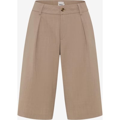 Brax Dames Bermuda  Style MILLA B WARM GREIGE, lichtbruin, maat 32