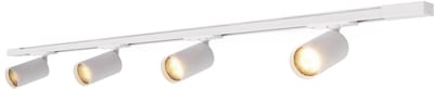 Calex Railverlichting - 2 Meter - GU10 Fitting - 4 Spots - Opbouwspot - Wit - 1 Fase