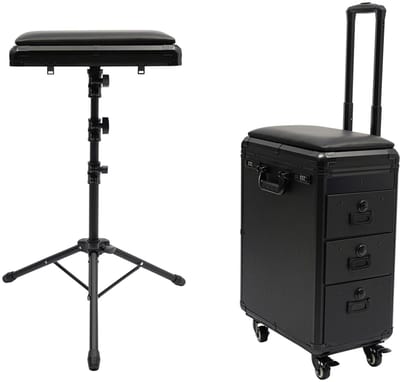 Dailygoods- Cosmetische Koffer met Wielen - 3 Laden - Inhoud 20 kg - Hoogwaardige Materialen - Verstelbare Trekstang 13-38 cm - Totale Afmetingen 42 x 28 x 53 cm - Make-upkoffer
