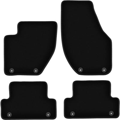 BASIC zwarte veloursmatten voor: Volvo V40 II stationwagen, cross country (2012-)