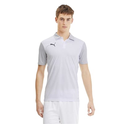 Puma Heren TeamGoal 23 Zijlijn Poloshirt (Wit/Grijs)