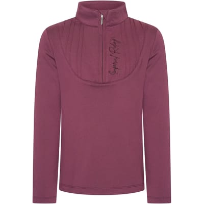 Imperial Riding Trainingsshirt Imperial Riding Irhalinda Kids Donkerpaars - XS