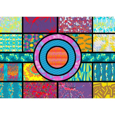 Enjoy Puzzle legpuzzel Designer Patterns 2 - 1000 stukjes multicolor.