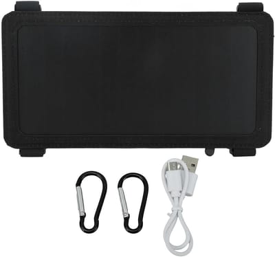 Zonnepaneel - Zonneoplader - Buiten opladen - Monokristallijn silicium - 6W USB - Zwart