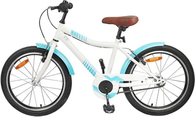 Kinderfiets - Jongensfiets Meisjesfiets - Buiten Spelen - Verstelbaar Stuur Zadel - 24 Inch - Lichtblauw