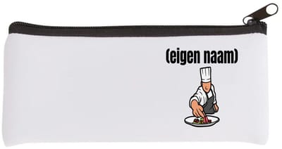 Akyol - chefkok Etui - Kok - iemand die goed kan koken - met eigen naam - leuk cadeau voor iemand die chefkok is - cadeau - kado - 20 bij 9 cm