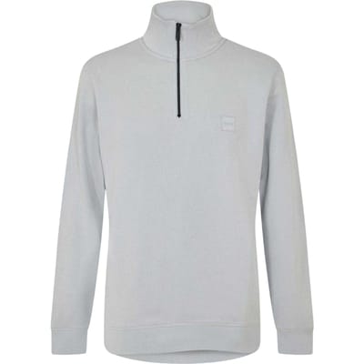 Boss Heren Badstof Sweatshirt (Lichtgrijs/Pastelgrijs)