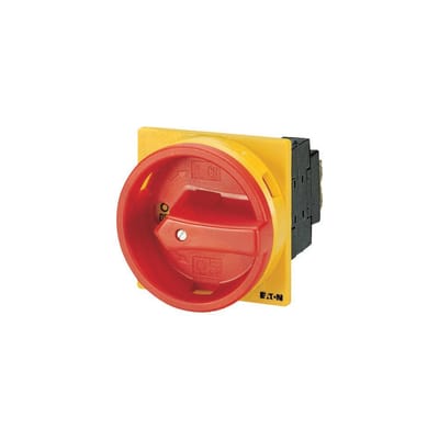 Eaton T0-2-8900/EA/SVB Nokkenschakelaar Uitschakelbaar 20 A 690 V 1 x 90 ° Geel, Rood 1 stuk(s)