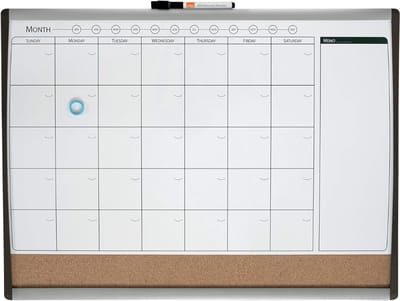SNJY® Weekplanner Whiteboard - Familie Weekplanner - Weekplanner Magnetisch - Inclusief Marker - 58,5 x 43 cm - Wit