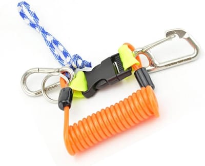 Veertouw Camera - Verliesbestendige Riem - Veilig Bevestigen - Stevige Gespen - 10 x 15 x 5 cm - Oranje
