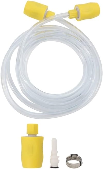 Vervangende slangconnectoren met 2,5 m waterslang voor Karcher-Puzzi 8/1 en 10/1 stoomreiniger onderdelen, inclusief gele connector en tepelconnector
