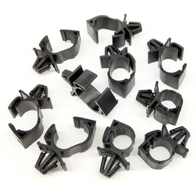 20 stuks hoge kwaliteit auto auto kabelboom sluiting universeel voor alle auto auto route vaste clips gegolfde pijp tie wrap kabel klem black