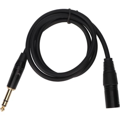 6,35 mm naar XLR-kabel Mannelijk naar Mannelijk 3-pins Stereo 1/4 inch naar XLR Gebalanceerde Kabel voor Luidspreker Microfoon 1m / 3.3ft