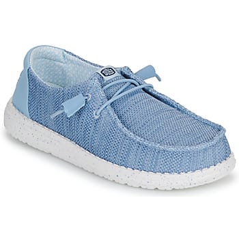 HEYDUDE - Wendy Stretch Sox - Dames - Instappers - Blauw