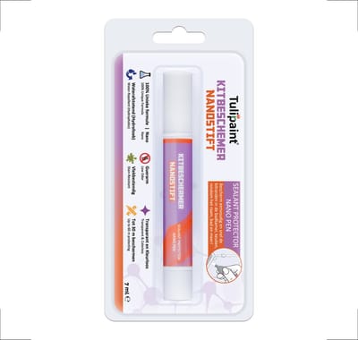Tulipaint Kitbeschermer Nanostift - Kit beschermen impregneren met Nano 100% transparant, permanent, vuil & waterafstotend - Kitranden beschermer impregneermiddel - Kitranden schoon houden - Geschikt voor kit rondom kozijnen, badkamer & douche
