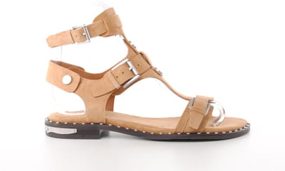 Ash Italia dames sandaal Pia Ash suède camel