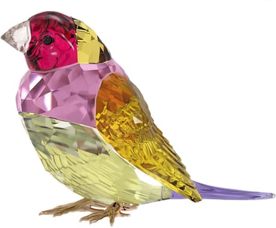 Swarovski beeldje Idyllia Gouldamadine 5689265 | decoratief voorwerp | meerkleurig kristal en metaal stijl, glanzende afwerking