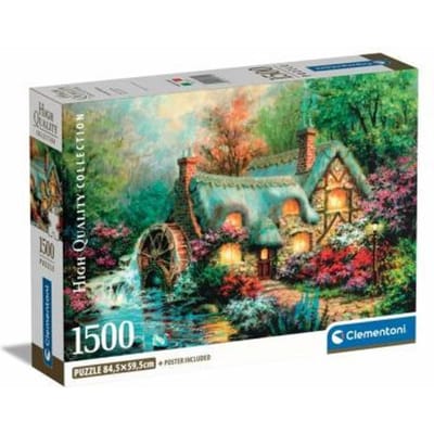 Clementoni - Puzzel - 1500 Stukjes - Huis in het Bos - Puzzel Voor Volwassenen - High Quality Collection