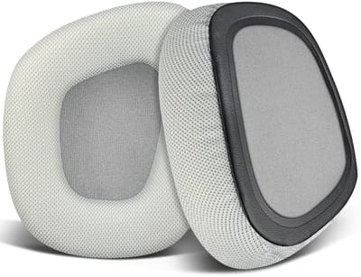 Dailygoods - SOULWIT Mesh-stof vervangende oorkussens voor Corsair Void/Void v2/Void Pro/Void Elite/Surround bekabelde en draadloze RGB USB-gamingheadsets, earpads cushions met geluidsisolerend schuim