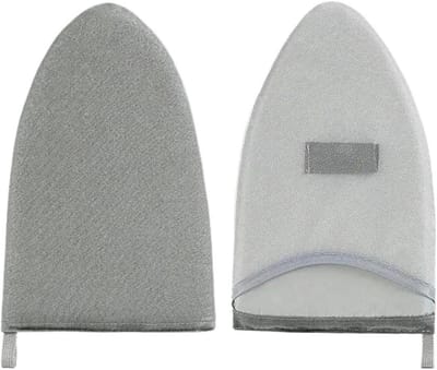 Stoomstrijkplank en handschoen - Kleding stomer - Kleding verzorgen - Warmtebescherming - Handformaat - Grijs