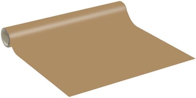 Decoratieve zelfklevende vinylfolie op rol per meter - Wasbare, waterdichte sticker voor muren, keukens en meubels - 60 cm x 30 m - Lichtbruin