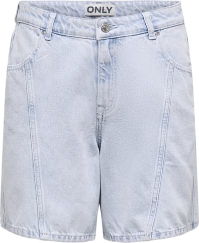 ONLY - ONLREBECCA HW DNM SHORTS TAI - Dames - Bermuda shorts