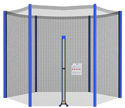 Vervangend Trampoline Net voor 3,04 m Ronde Trampolines - Veiligheidsomheining - Blauw