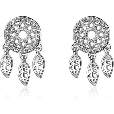 4a Zirkonia Dromenvanger Oorbellen Voor Dames Hoge Kwaliteit Dames Mode 925 Sterling Zilver Sieraden gray