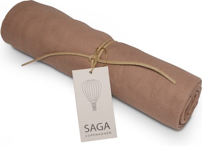 Saga Copenhagen | Swaddle / Hydrofiele Doek Hula | 100 x 100 cm | 100% bio katoen | Latte