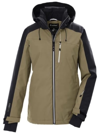 Killtec ski jas dames - 42630 - taupe/zwart - dames ski jas - maat 36