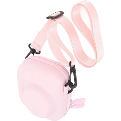 Étui d'appareil photo Sac de transport portable protecteur pour appareil photo avec bandoulière réglable pour Mini 7+ 8 9 11 12 40 Roseate white