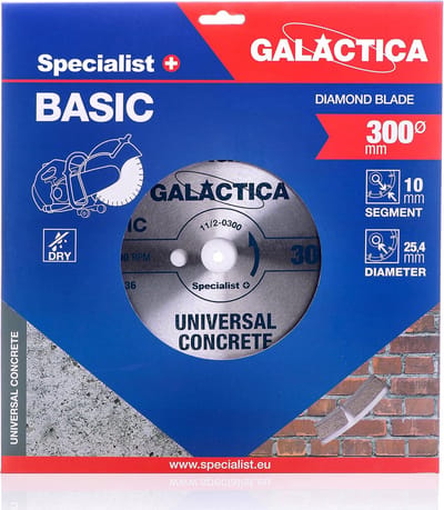 Diamantzaagblad 300 mm - Geschikt voor Beton en Kalkzandsteen