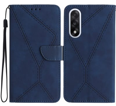Coverup Hoesje - Geschikt voor OnePlus Nord 5 Hoesje - Coverup Book Case - Blauw