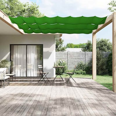 vidaXL - Luifel - verticaal - 140x600 - cm - oxford - stof - lichtgroen