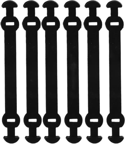 Dailygoods- Tennisracket Demper 6 Stuks - Siliconen Schokdemper - Trillingsdemper - Effectieve Schokabsorptie - Bescherming Elleboog - Lichtgewicht 13 g