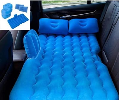 Auto Opblaasbaar Bed voor Ford Transit Custom,Flocking Luchtbed Opblaasbaar Auto Matras Achterbank Kofferbak Reisluchtbed Ruimtebesparend Waterdicht Lekvrij Auto Accessoires
