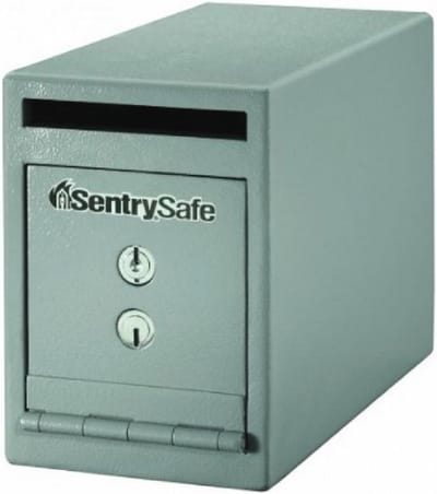 Dubbele Sleutel Lock Geld Kluis met Drop Slot - 0.23 cu ft