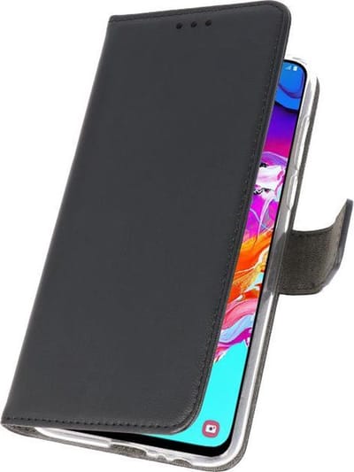 Booktype Telefoonhoesjes - Bookcase Hoesje - Wallet Case - Geschikt voor Huawei Nova 7i - Zwart