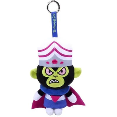 Beperkte Editie Paleis Stijl Kawaii Anime The Powerpuff Girls Pluche Sleutelhanger Poppen Met Mojo Jojo Prinses Morbucks gray