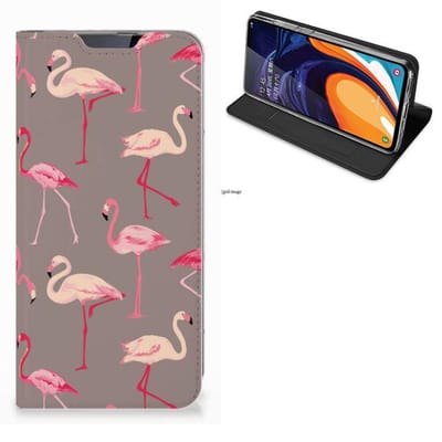 Standcase Hoesje voor Samsung Galaxy A60 Hoesje maken Flamingo